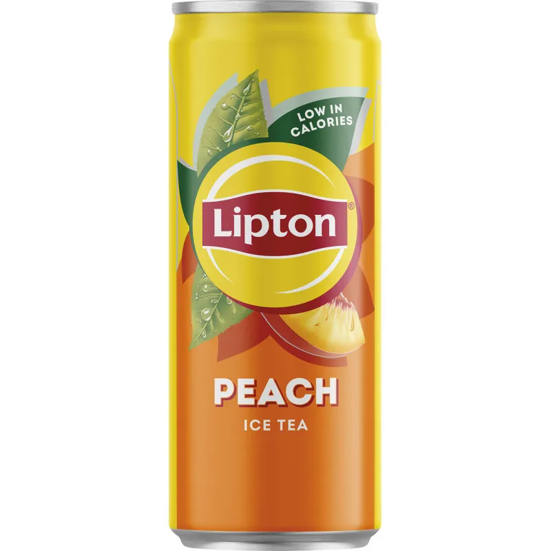 Lipton ledový čaj - broskev / 0,33 l plech