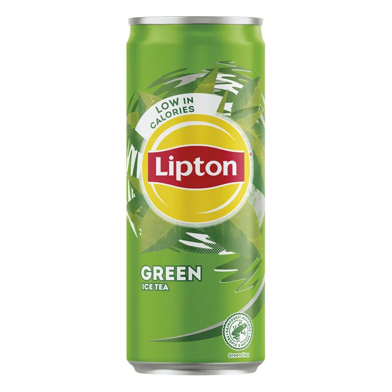 Lipton ledový čaj - zelený čaj / 0,33 l plech