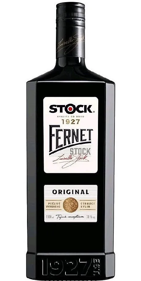 LITR Božkov Fernet Stock Original  38%1.00l