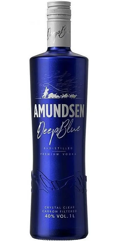 LITR Božkov Vodka Amundsen Deep Blue  40%1.00l