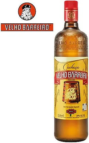 LITR Cachaca Velho Barreiro Traditional 39%1.00l