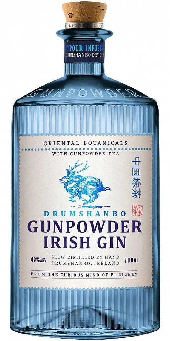 LITR Gin Gunpowder Drumshanbo holá lahev  43%1.00l