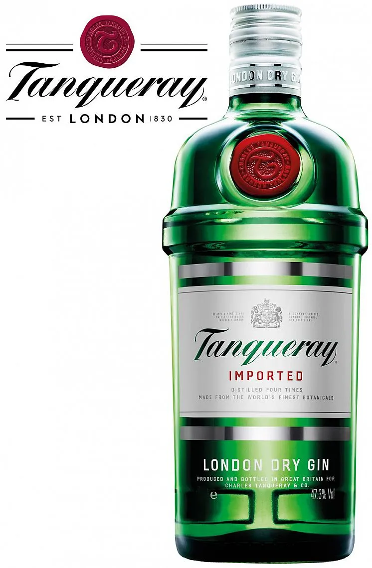 LITR Gin Tanqueray London dry holá lahev  43.1%1.00l