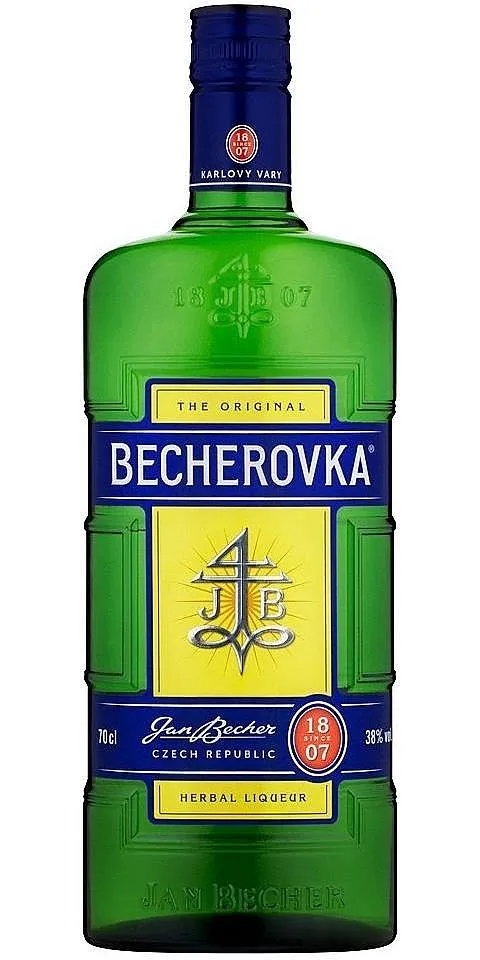 LITR Likér Becherovka ORIGINAL holá lahev  38%1.00l