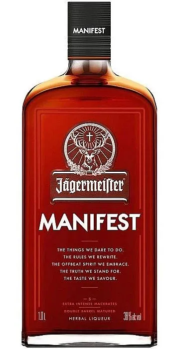 LITR Likér Jagermeister Manifest 38%1.00l
