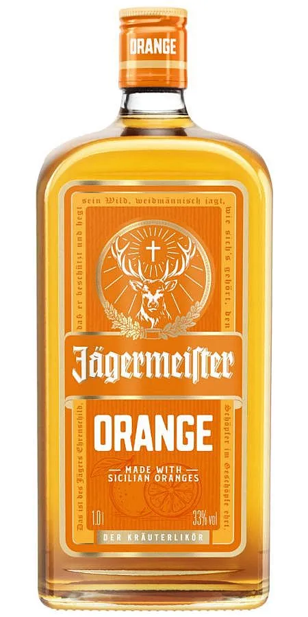 LITR Likér Jagermeister ORANGE holá lahev 33%1.00l