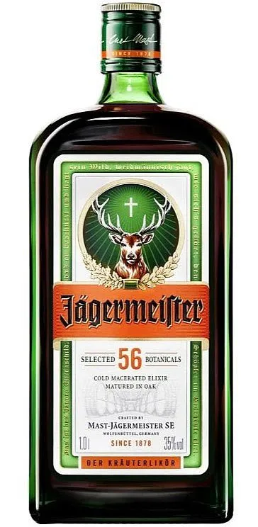 LITR Likér Jagermeister ORIGINAL holá lahev 35%1.00l