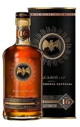 LITR Rum Bacardi 16y Gran Reserva Especial gT 40%1.00l