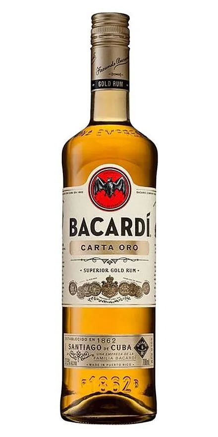 LITR Rum Bacardi Carta Oro  37.5%1.00l