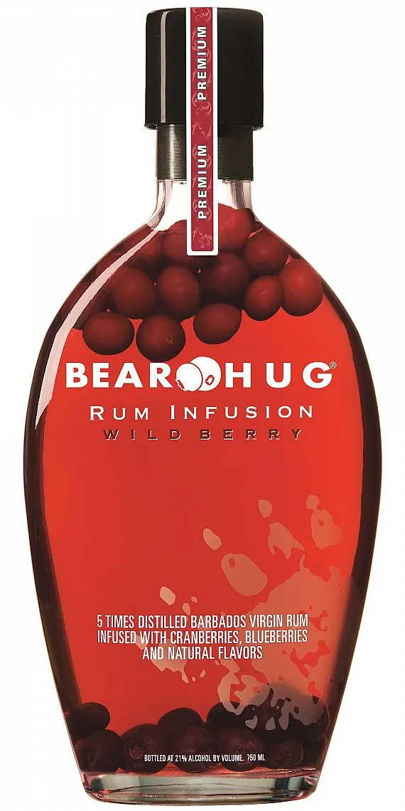 LITR Rum Bear Hug Wild Berry 21%1.00l
