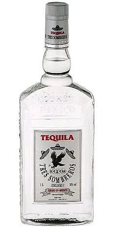 LITR Tequila Tres Sombreros Silver  38%1.00l
