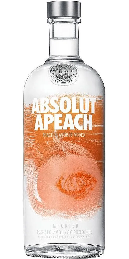 LITR Vodka Absolut Apeach  40%1.00l