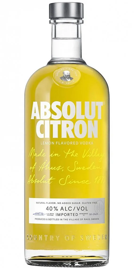 LITR Vodka Absolut Citron  40%1.00l