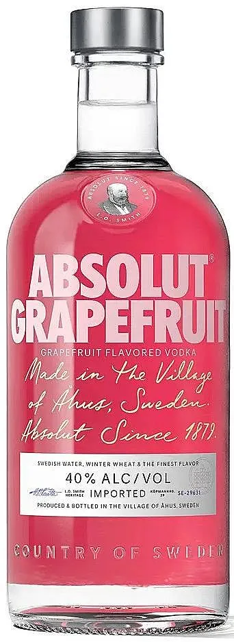 LITR Vodka Absolut GrapeFruit  40%1.00l
