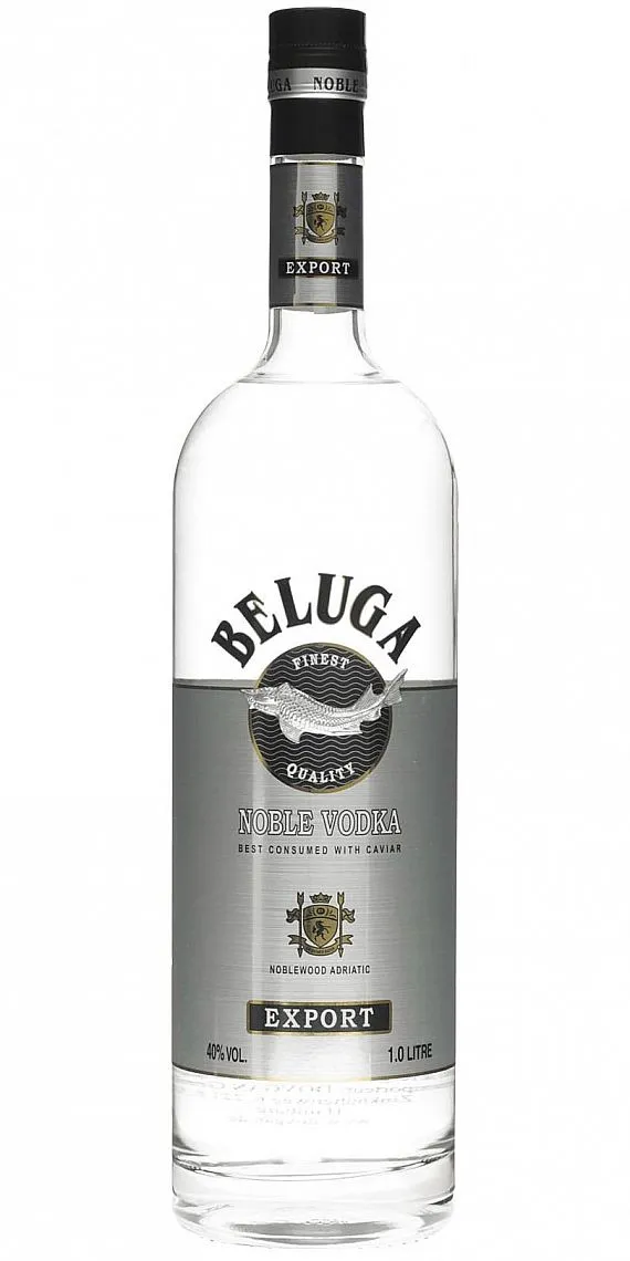 LITR Vodka Beluga NOBLE holá lahev 40%1.00l