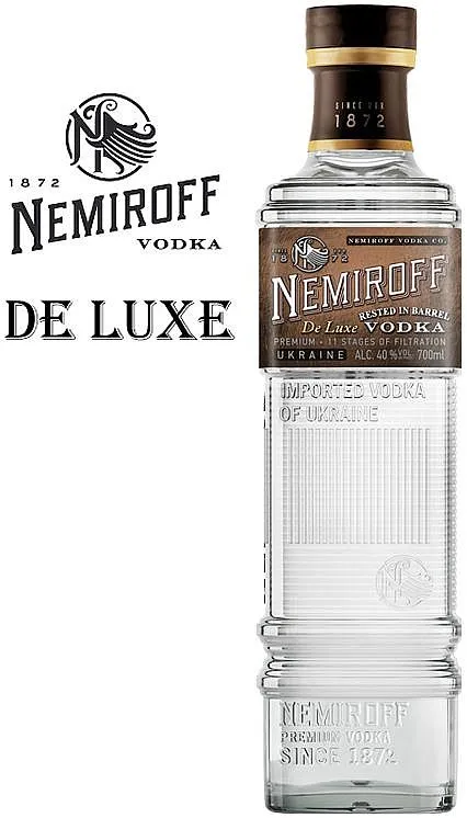 LITR Vodka Nemiroff de Luxe OAK Barrel aged  40%1.00l