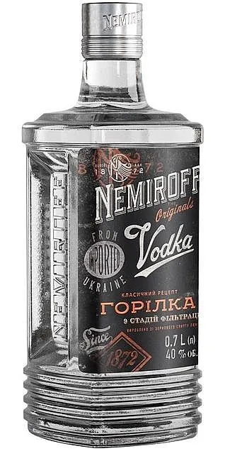LITR Vodka Nemiroff ORIGINAL čirá  40%1.00l
