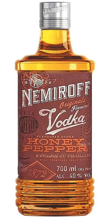 LITR Vodka Nemiroff ORIGINAL Honey Pepper 40%1.00l