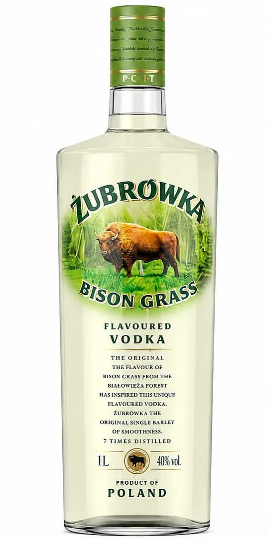 LITR Vodka Zubrowka Bison grass 40%1.00l