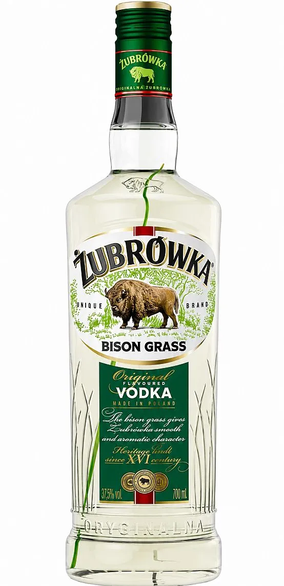 LITR Vodka Zubrowka Bison grass NEW 37.5%1.00l