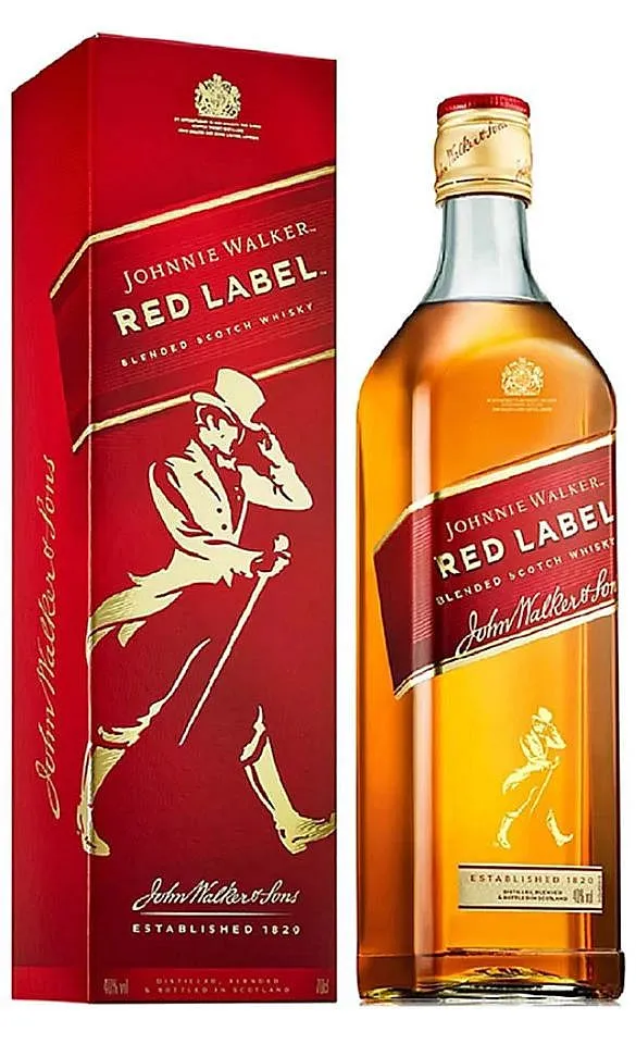 LITR Whisky J.Walker RED label v krabičce  40%1.00l