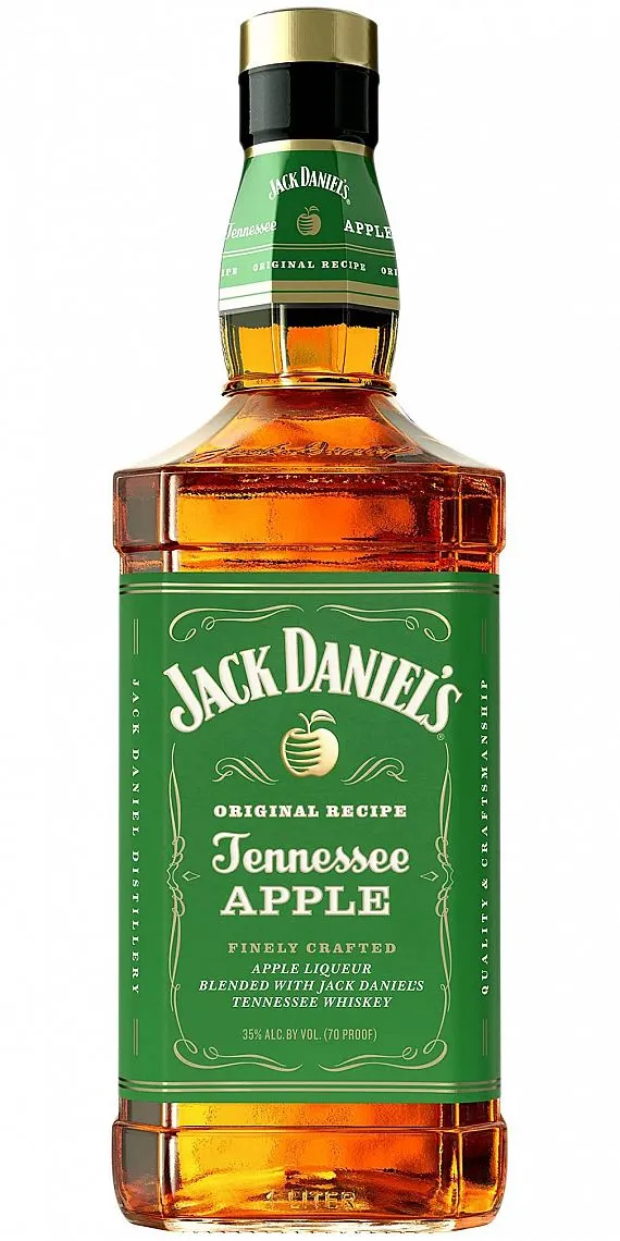 LITR Whisky Jack Daniels APPLE holá lahev  35%1.00l