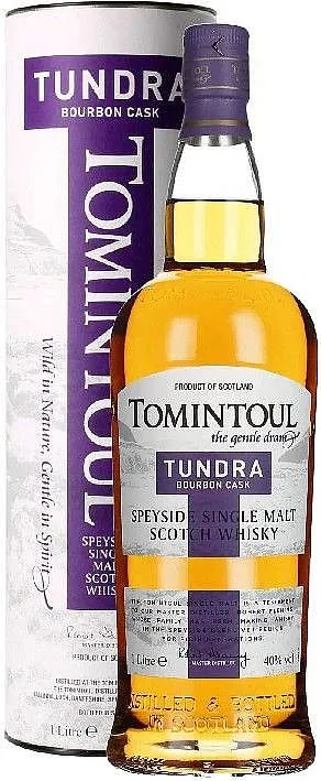 LITR Whisky Tomintoul Tundra Bourbon cask gT 40%1.00l