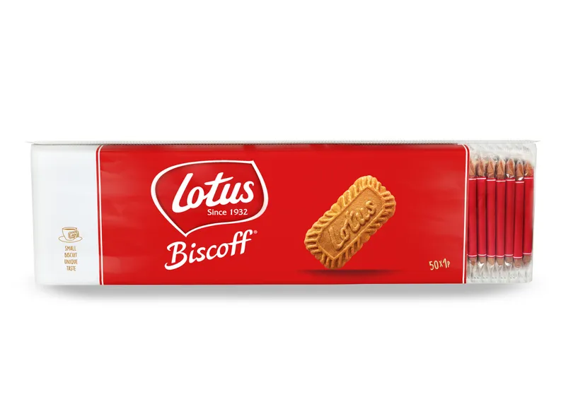 Sušenky ke kávě - karamelová Lotus / 50 ks