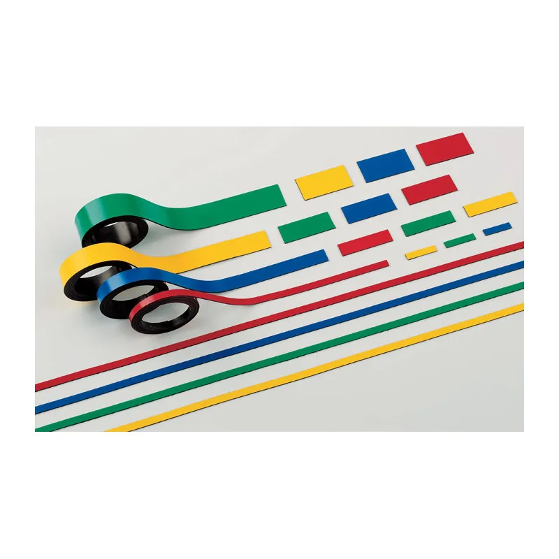 Magnetické pásky Hebel - 20 mm x 1 m / zelená / 2 ks