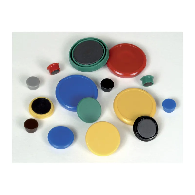 Magnety - průměr 24 mm/ žluté/ 10 ks