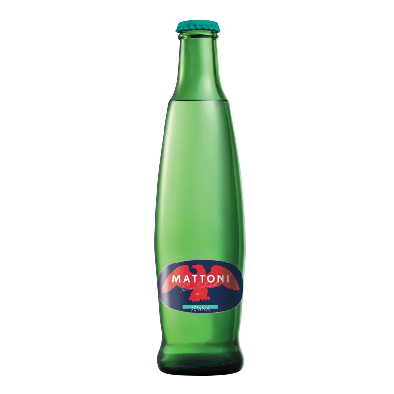 Mattoni minerální voda Grand bez příchutě - jemně perlivá / 0,33 l / ve skle