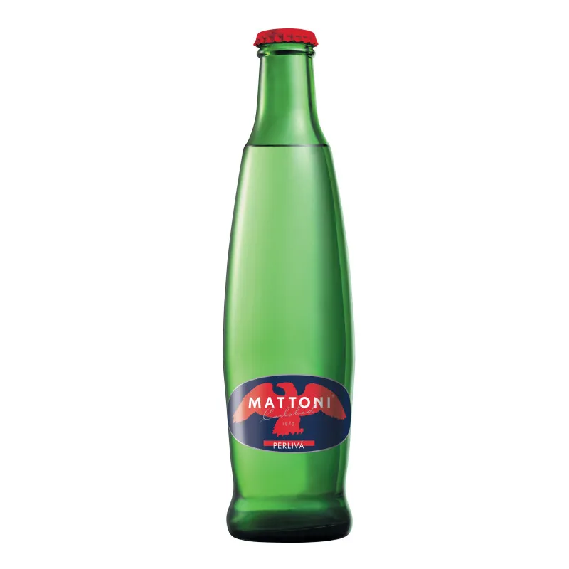 Mattoni minerální voda Grand bez příchutě - perlivá / 0,33 l / ve skle