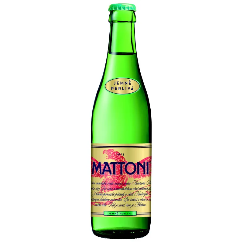 Mattoni Klasik jemně perlivá 0,33l sklo