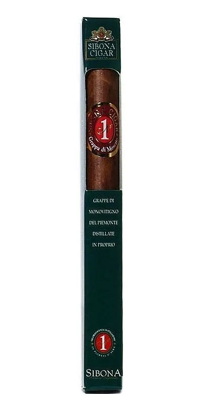 MINI Grappa Sibona Cigars jeden kus gB 40%0.04l