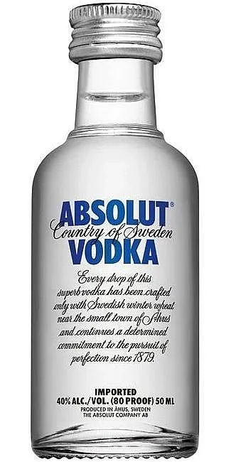 MINI Vodka Absolut Blue 40%0.05l