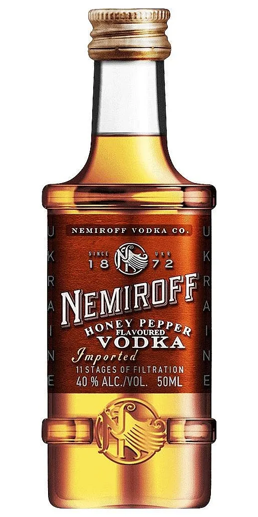 MINI Vodka Nemiroff DE LUXE HONEY Pepper 40%0.05l