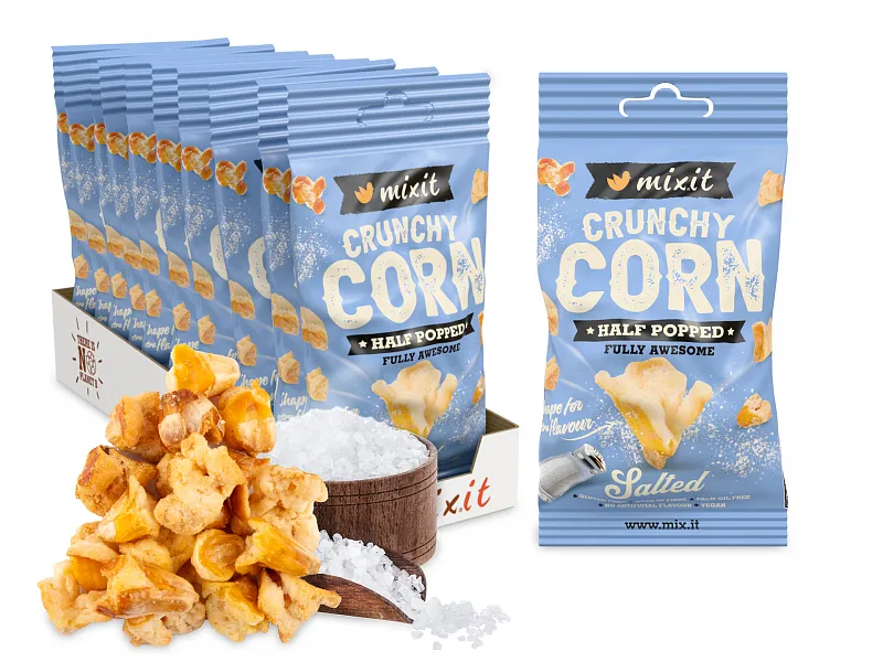 Mixit Crunchy corn do kapsy - Mořská sůl