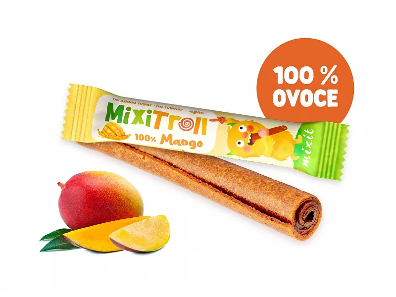 Mixit Ovocná rolka MixiTroll - 100 % Mango