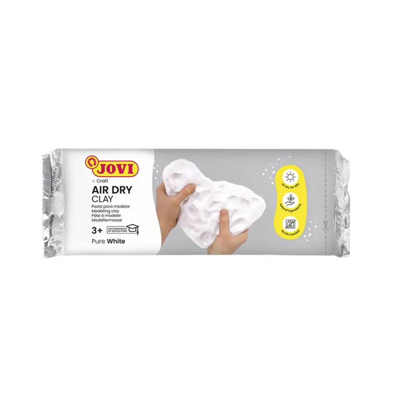 Modelovací samotvrdnoucí hmota JOVI - bílá / 500 g
