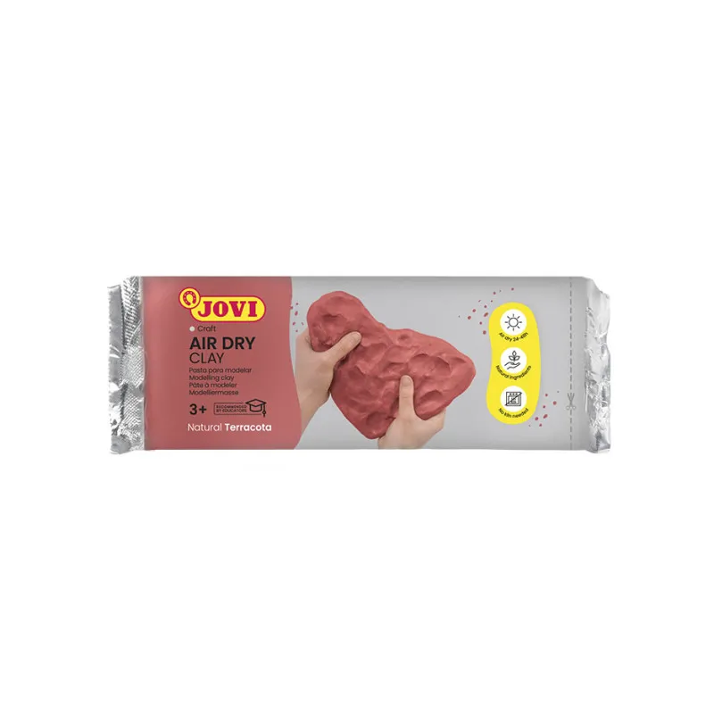 Modelovací samotvrdnoucí hmota JOVI - hnědá/ 250 g