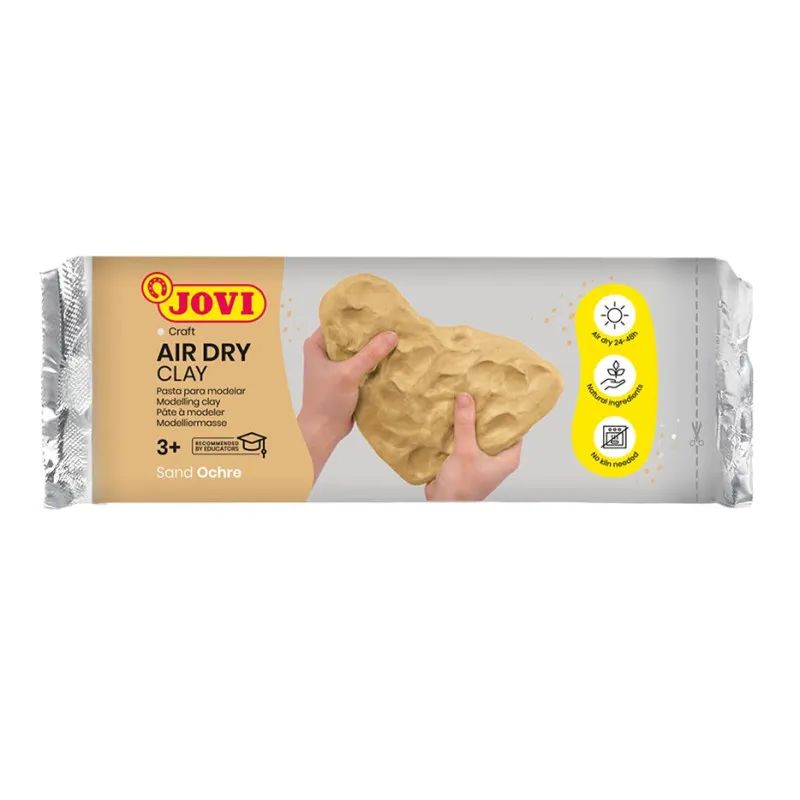 Modelovací samotvrdnoucí hmota JOVI - okrová / 1 kg