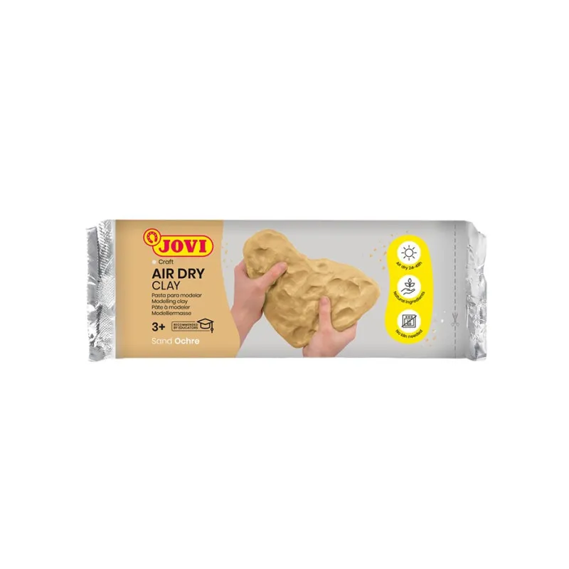 Modelovací samotvrdnoucí hmota JOVI - okrová / 250 g
