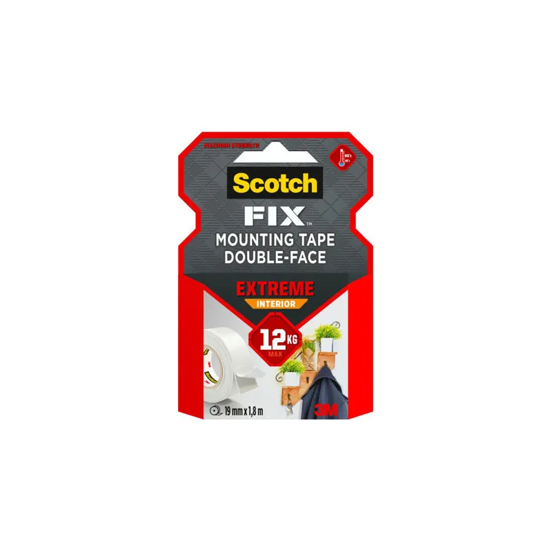 Montážní pásky oboustranné Scotch Fixing Line - 19 mm x 1,8 m extra silná