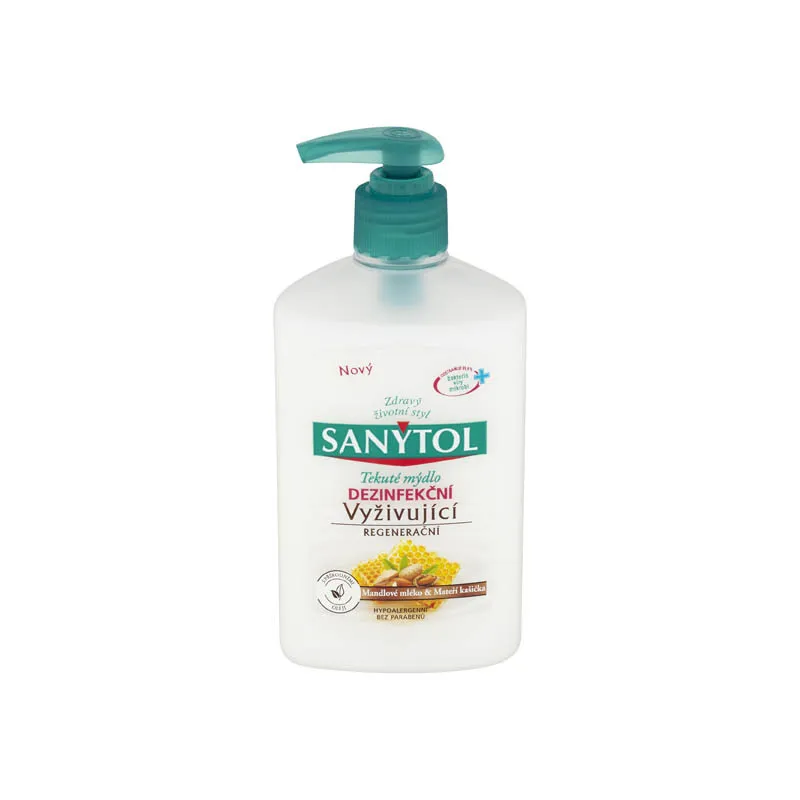 Mýdlo dezinfekční Sanytol - vyživující / 250 ml