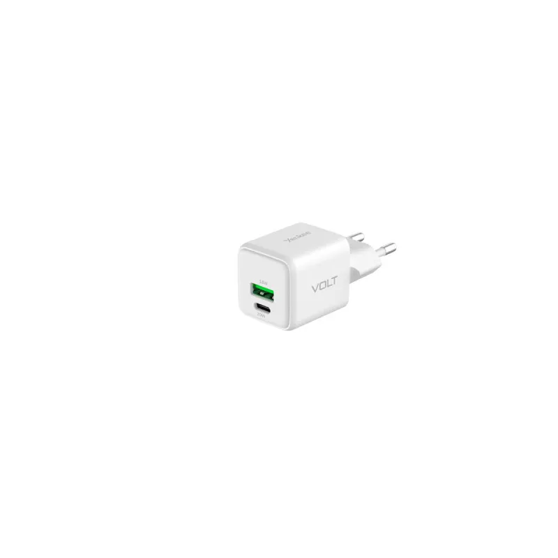 Nabíječka Yenkee - USB A + USB C / bílá