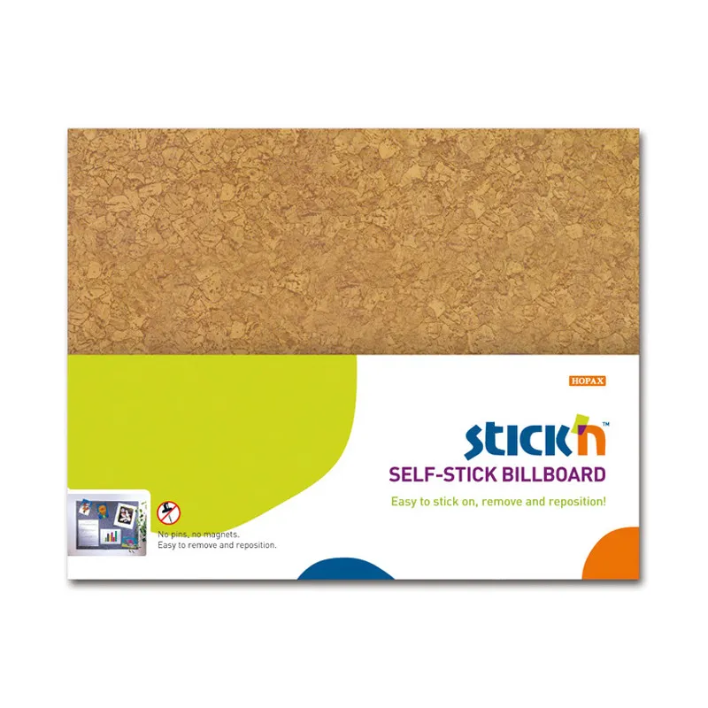 Nástěnka samolepicí Stick´n by Hopax - design korek / hnědá
