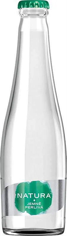 Natura jemně perlivá, 0,3l sklo