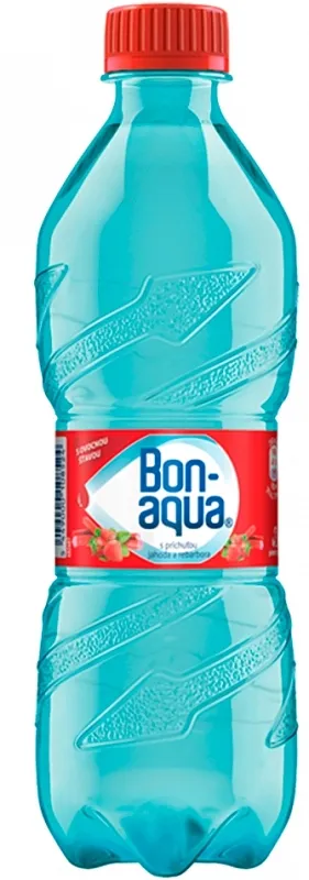 natura 0,5l PET jahoda s rebarborou