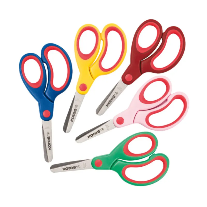 Nůžky Kores dětské soft zaoblené špičky / 13 cm