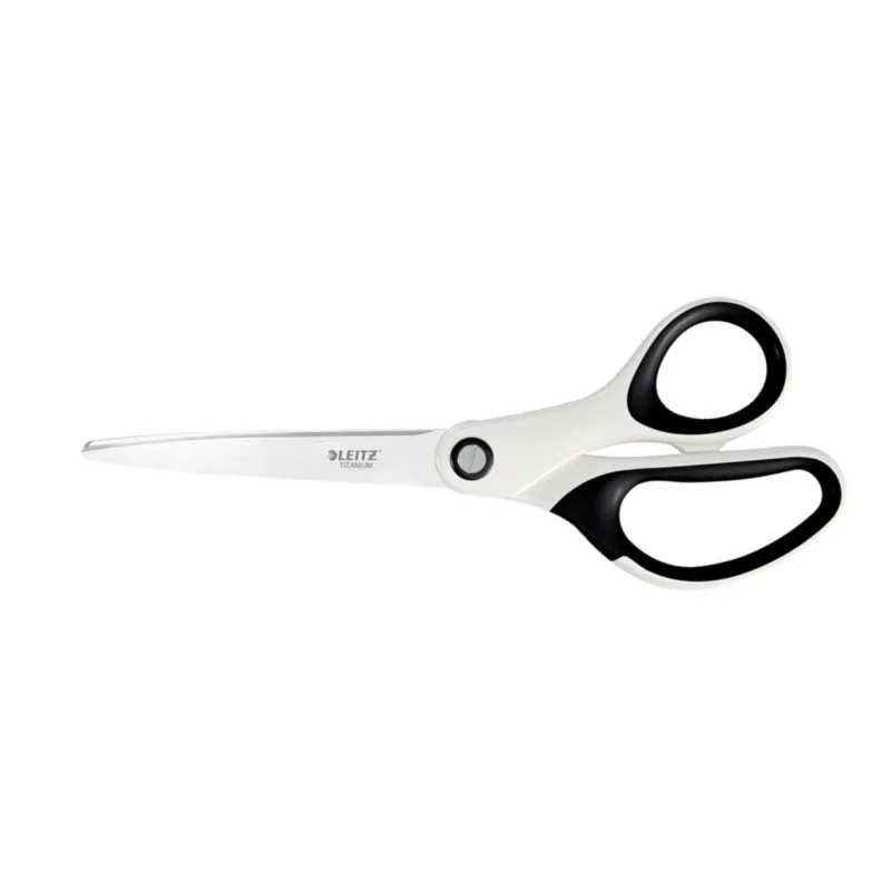 Nůžky Leitz WOW kancelářské titanové 20,5 cm / bílo-šedá